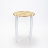 アイアンラウンドテーブルM　ホワイト