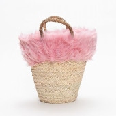 インナーエコファーバケツ　ピンク