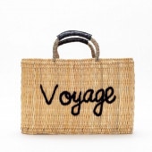 メッセージスクエアバスケット Voyage　ブラック