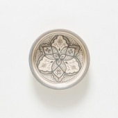 【モロッコ3大陶器】サフィ　プレート　グレー　S