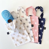 スター柄バブーシュバッグ