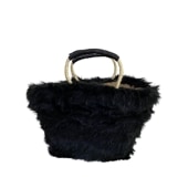 エコファーバスケットM　ブラック