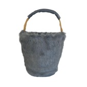 エコファーリードバスケット　グレー