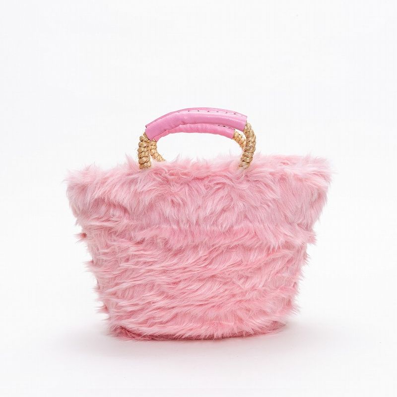 エコファーバスケットM ピンク