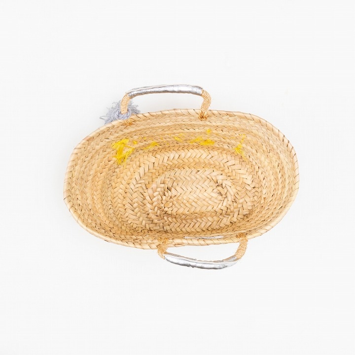 タッセルメッセージバスケット Merci イエロー