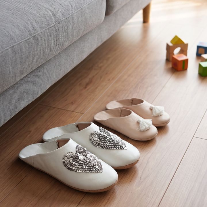 キッズタッセル バブーシュ　ナチュラル