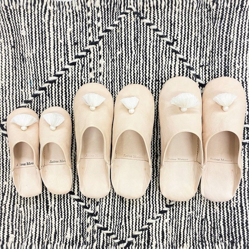 キッズタッセル バブーシュ　ナチュラル