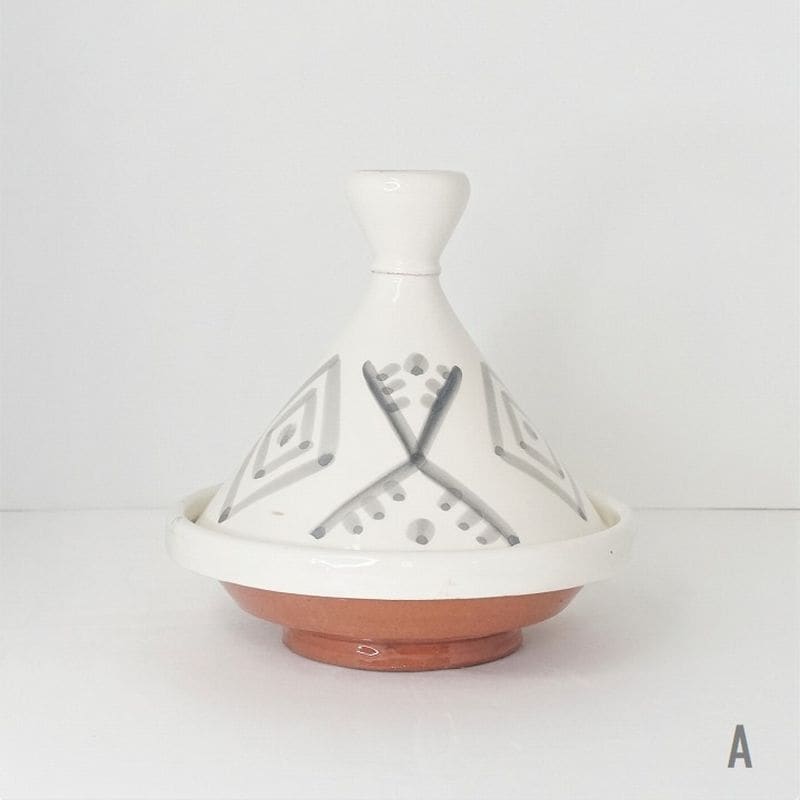 モロッコ3大陶器/サフィ】セラミックタジン グレー | 大原真樹