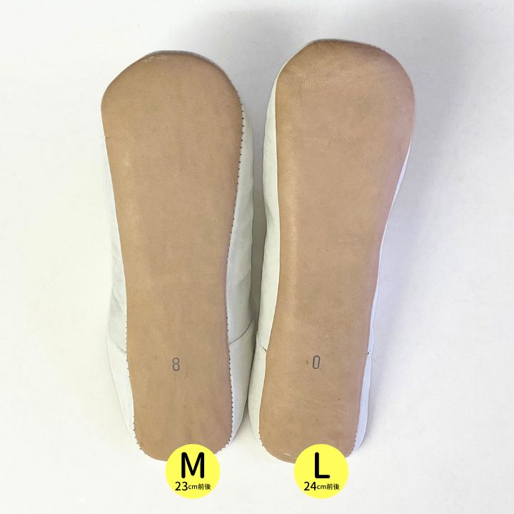 スエードスパンコール バブーシュ ベージュ