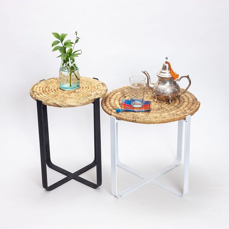 アイアンラウンドテーブルM ホワイト