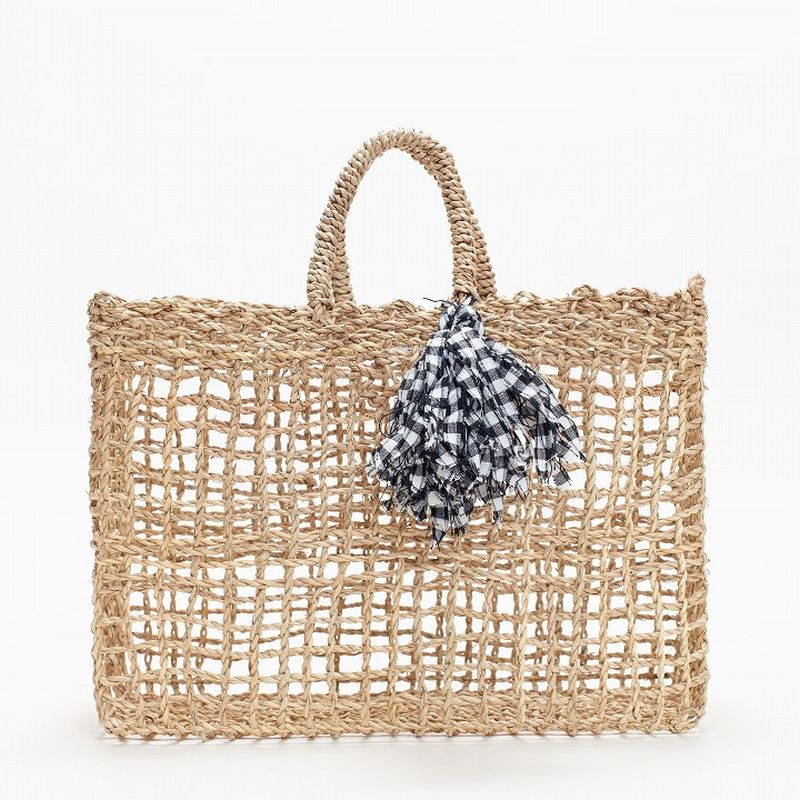 ギンガムフリンジタッセル