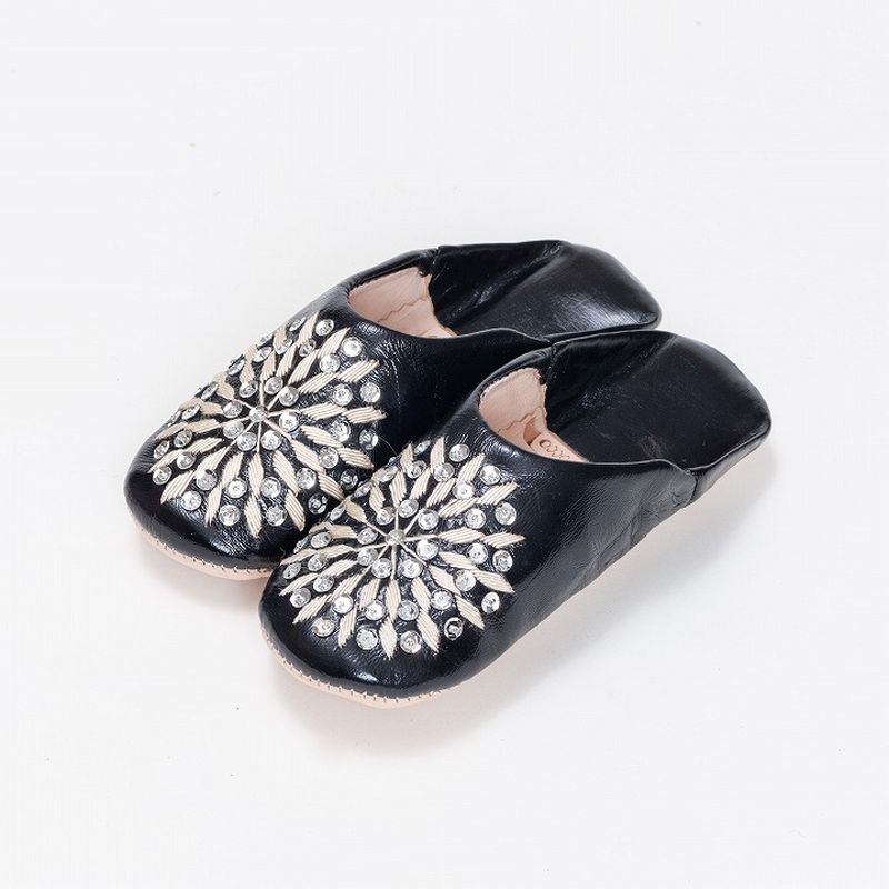 キッズサブラスパンコール バブーシュ ブラック