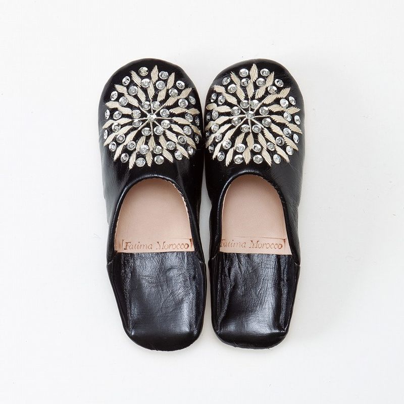 キッズサブラスパンコール バブーシュ ブラック