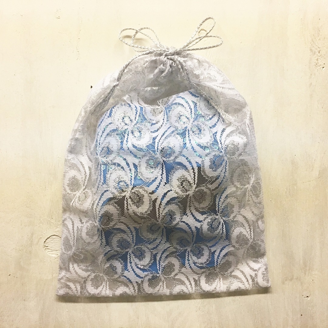 個別ラッピング　巾着型ギフトバッグ