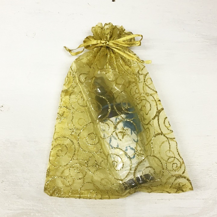 個別ラッピング　巾着型ギフトバッグ