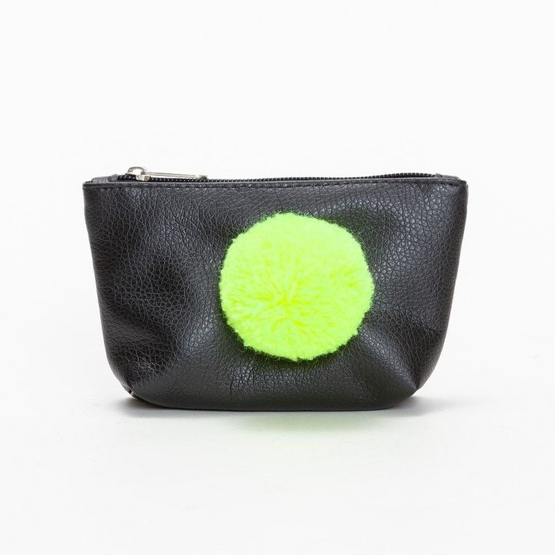 マルポンポンミニポーチ ブラック