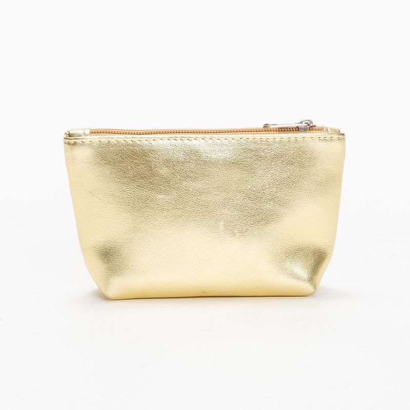 マルポンポンミニポーチ ゴールド