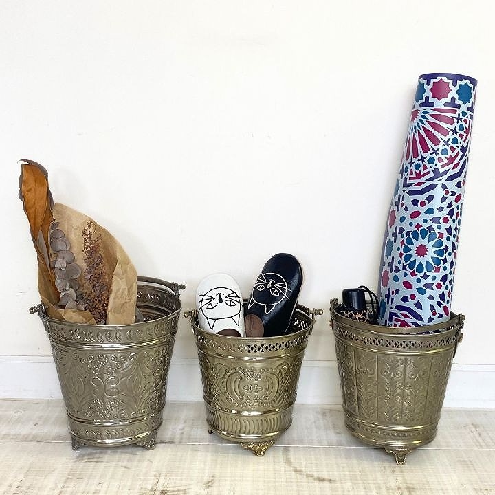 アンティークバケツ S