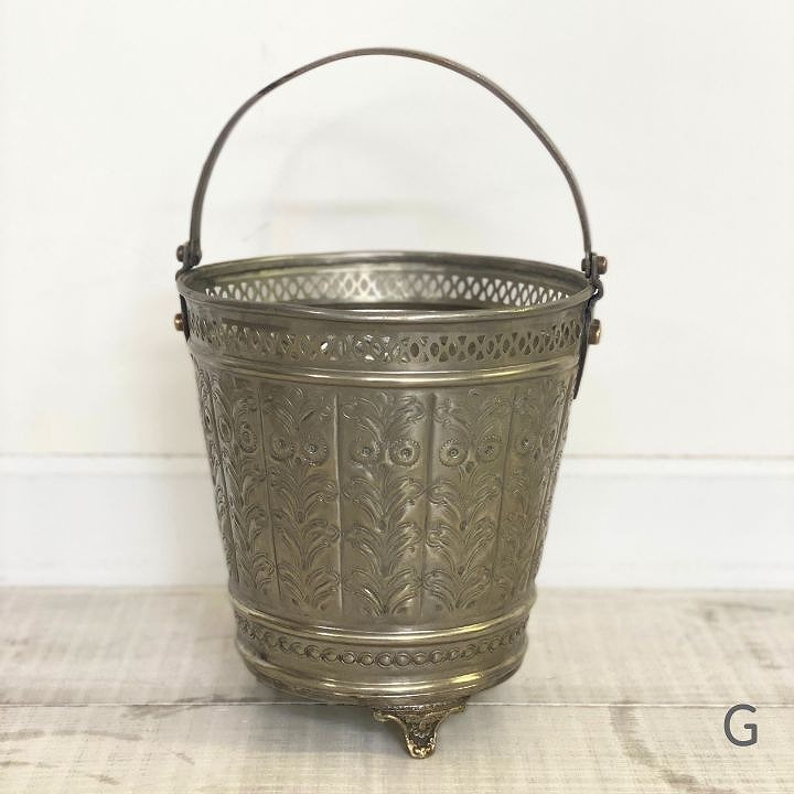 アンティークバケツ S | インテリア | FATIMA MOROCCO