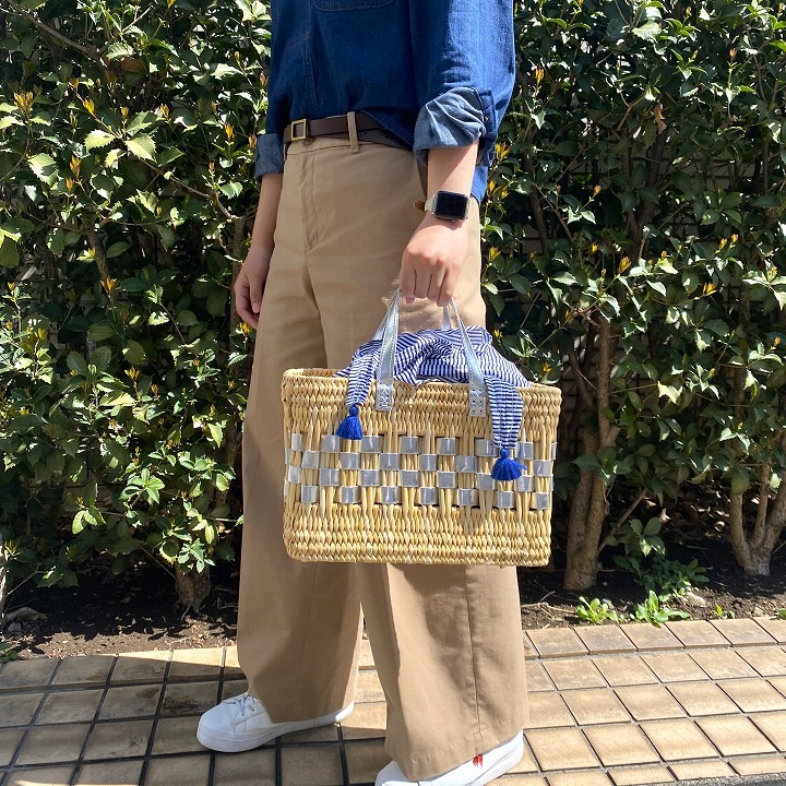 Amazon | [ロエベ] トートバッグ スモール スクエア バスケット