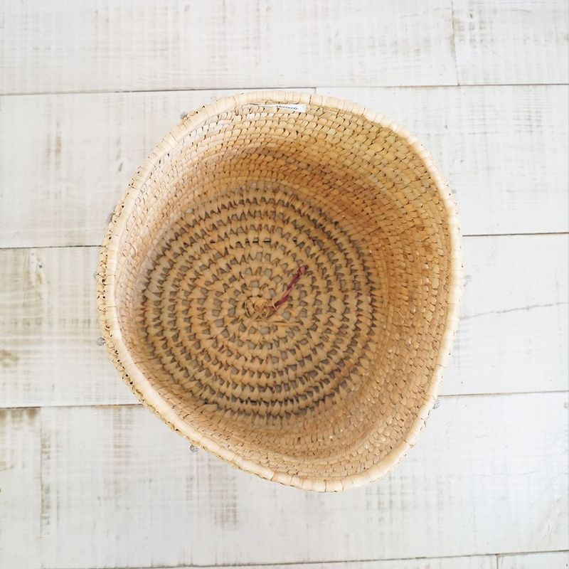 マルチリング筒型バスケット グレー