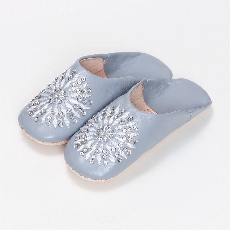 サブラスパンコール バブーシュ グレー