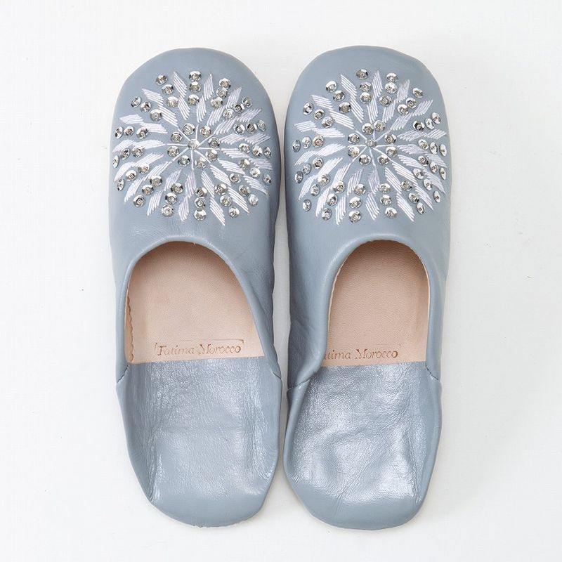 サブラスパンコール バブーシュ グレー