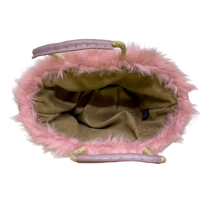 エコファーバスケットL　ピンク