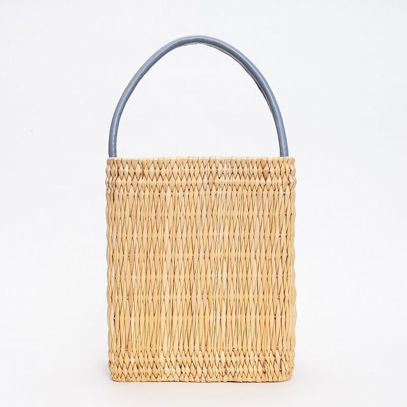 ストローワンハンドルバスケットM　グレー