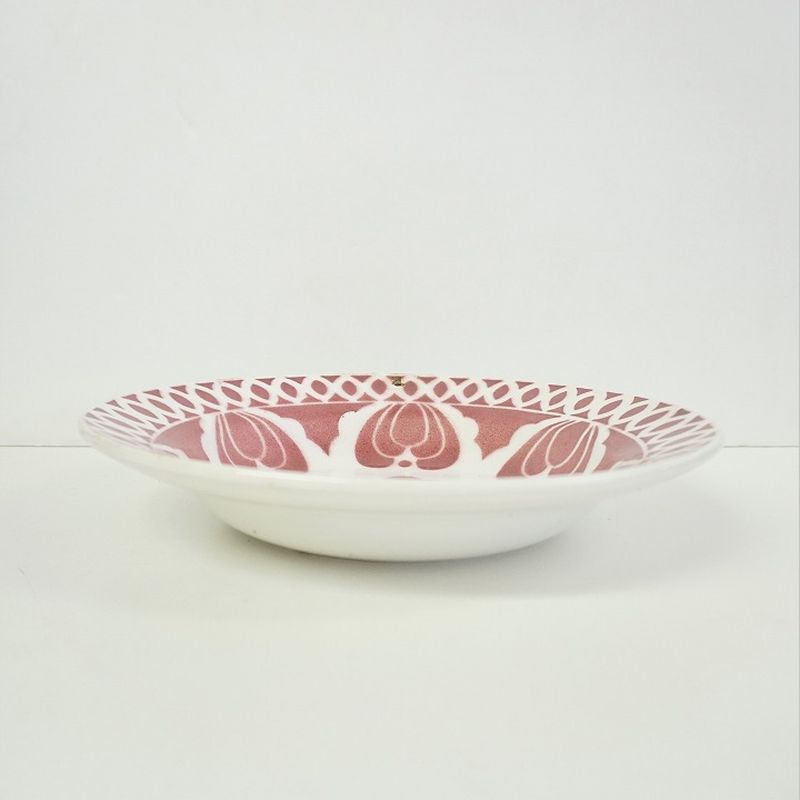 アンティーク プレート　レッド