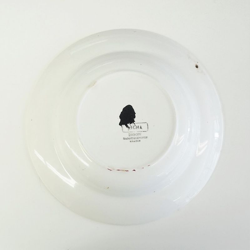 アンティーク プレート　レッド