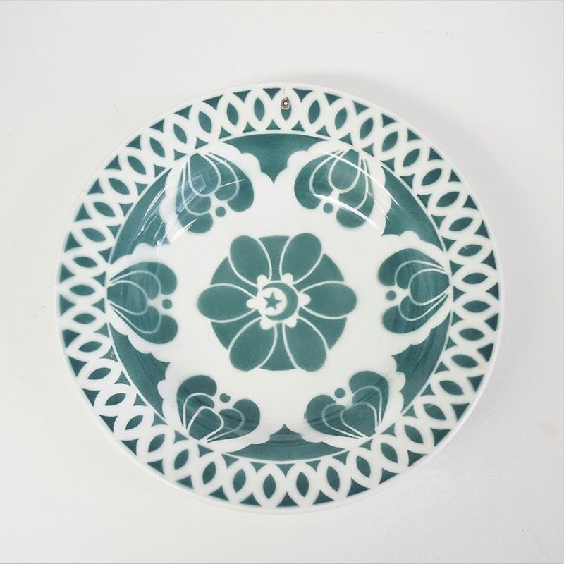 アンティーク プレート　グリーン