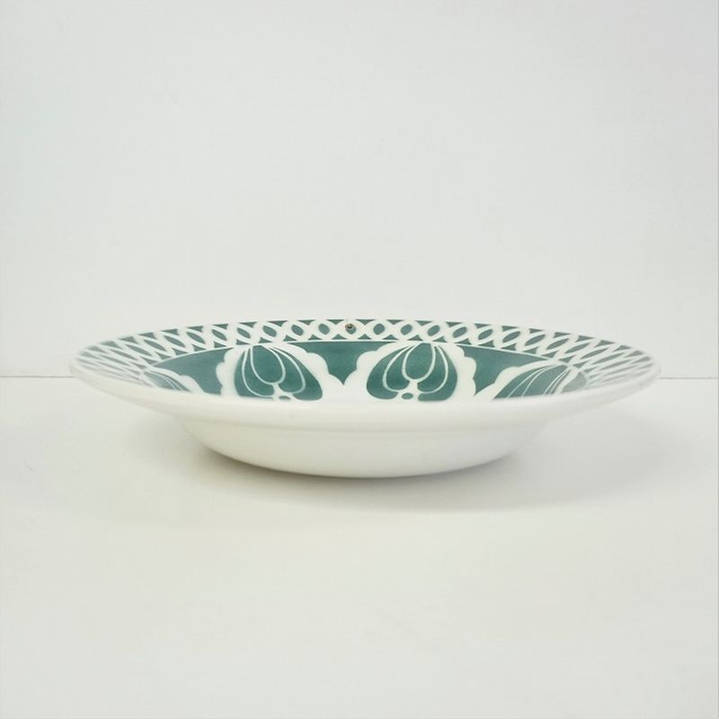 アンティーク プレート　グリーン