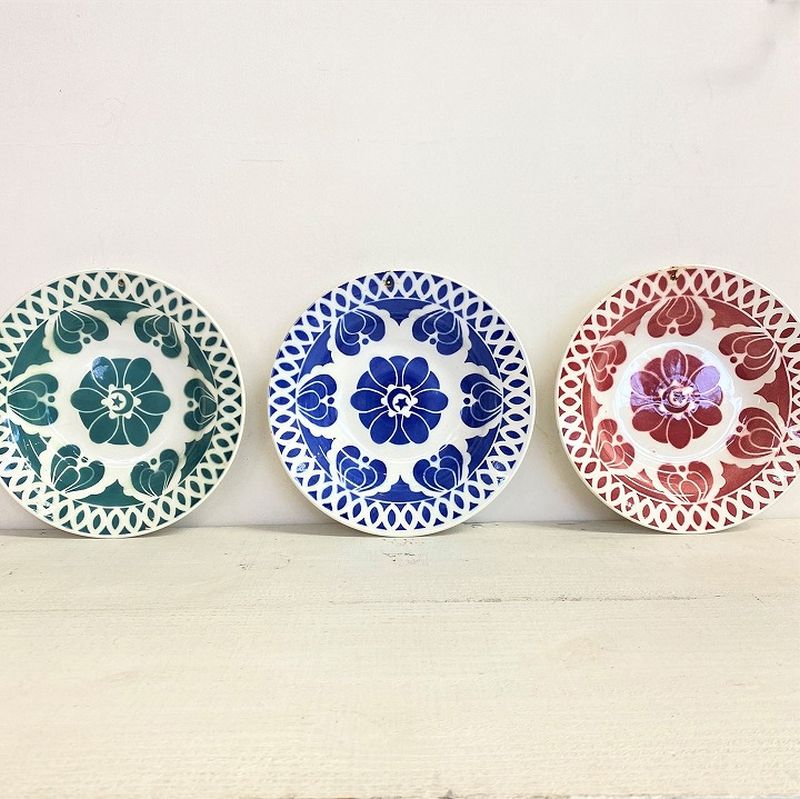 アンティーク プレート　グリーン