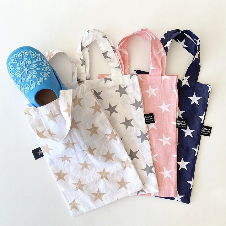 スター柄バブーシュバッグ