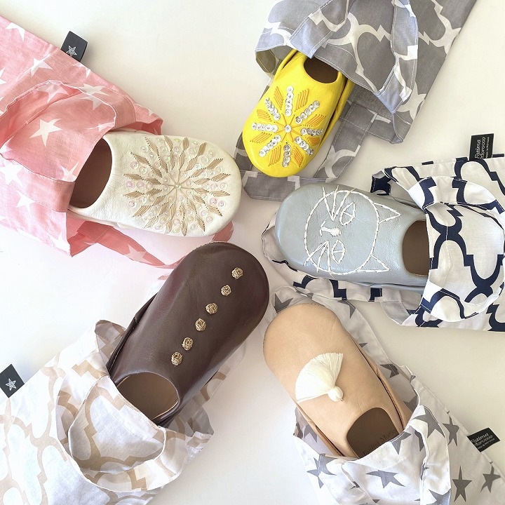 スター柄バブーシュバッグ