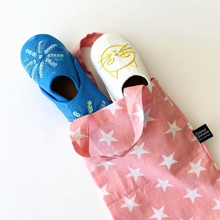 スター柄バブーシュバッグ