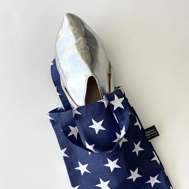 スター柄バブーシュバッグ