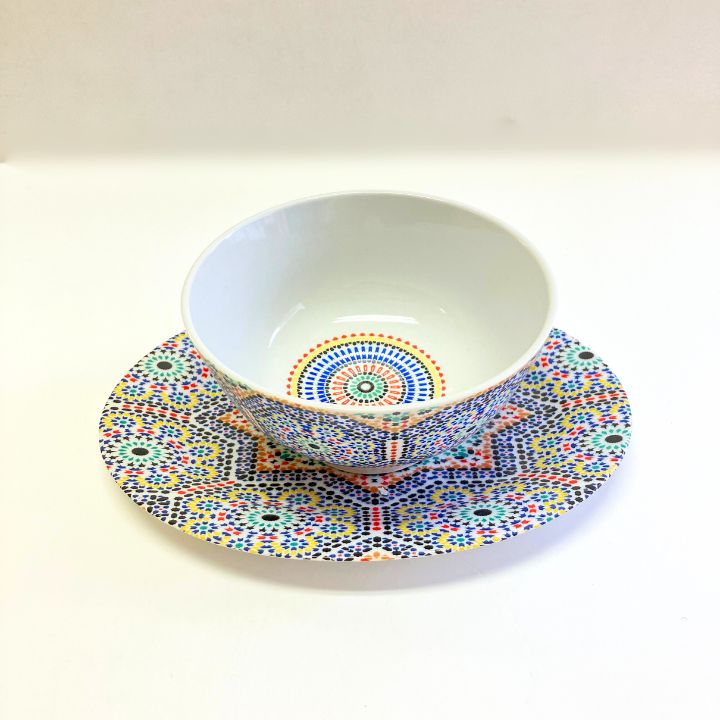 モロッコ3大陶器/フェズ】コセマ オーバルプレート マルチ | 大原真樹