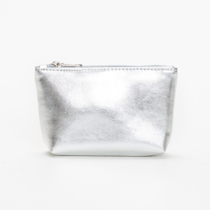 マルポンポンミニポーチ シルバー | ポーチ | FATIMA MOROCCO