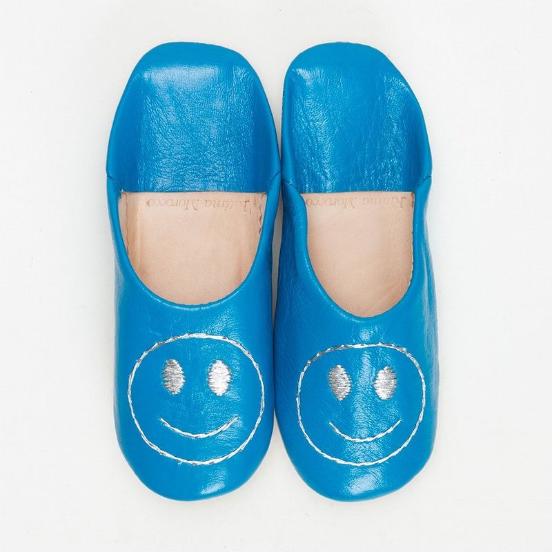 キッズ スマイルサブラ バブーシュ ブルー