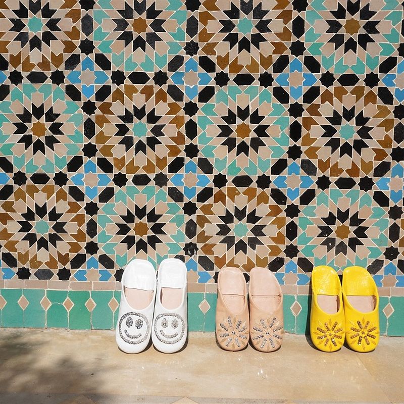 キッズ スマイルサブラ バブーシュ ブルー