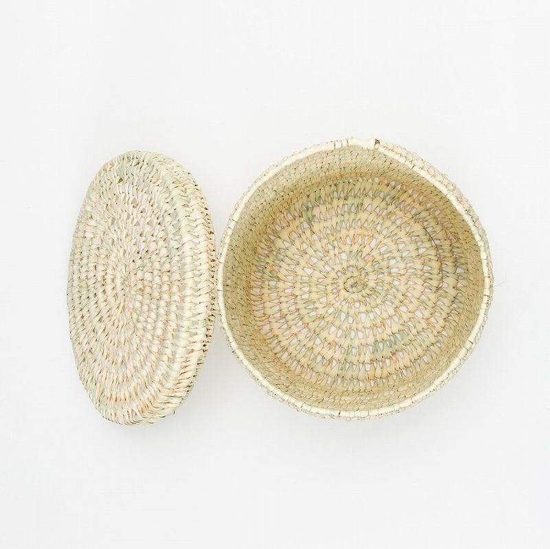 蓋つき 筒型バスケット