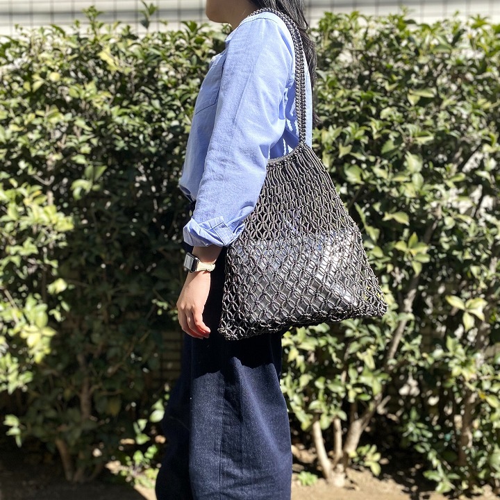 マクラメバッグL