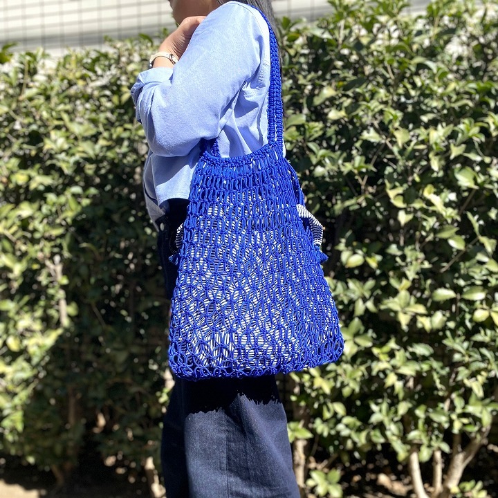 マクラメバッグL