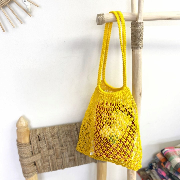 マクラメバッグM