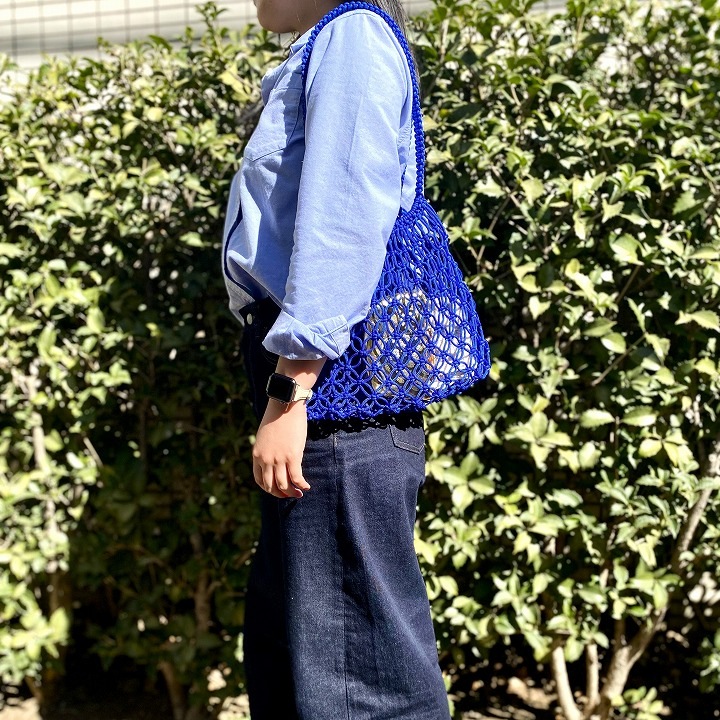 マクラメバッグM