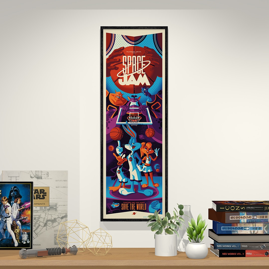 映画SpaceJam公式ポスター 映画SpaceJam公式ポスター SPACE JAM MICHAEL JORDAN MOVIE
