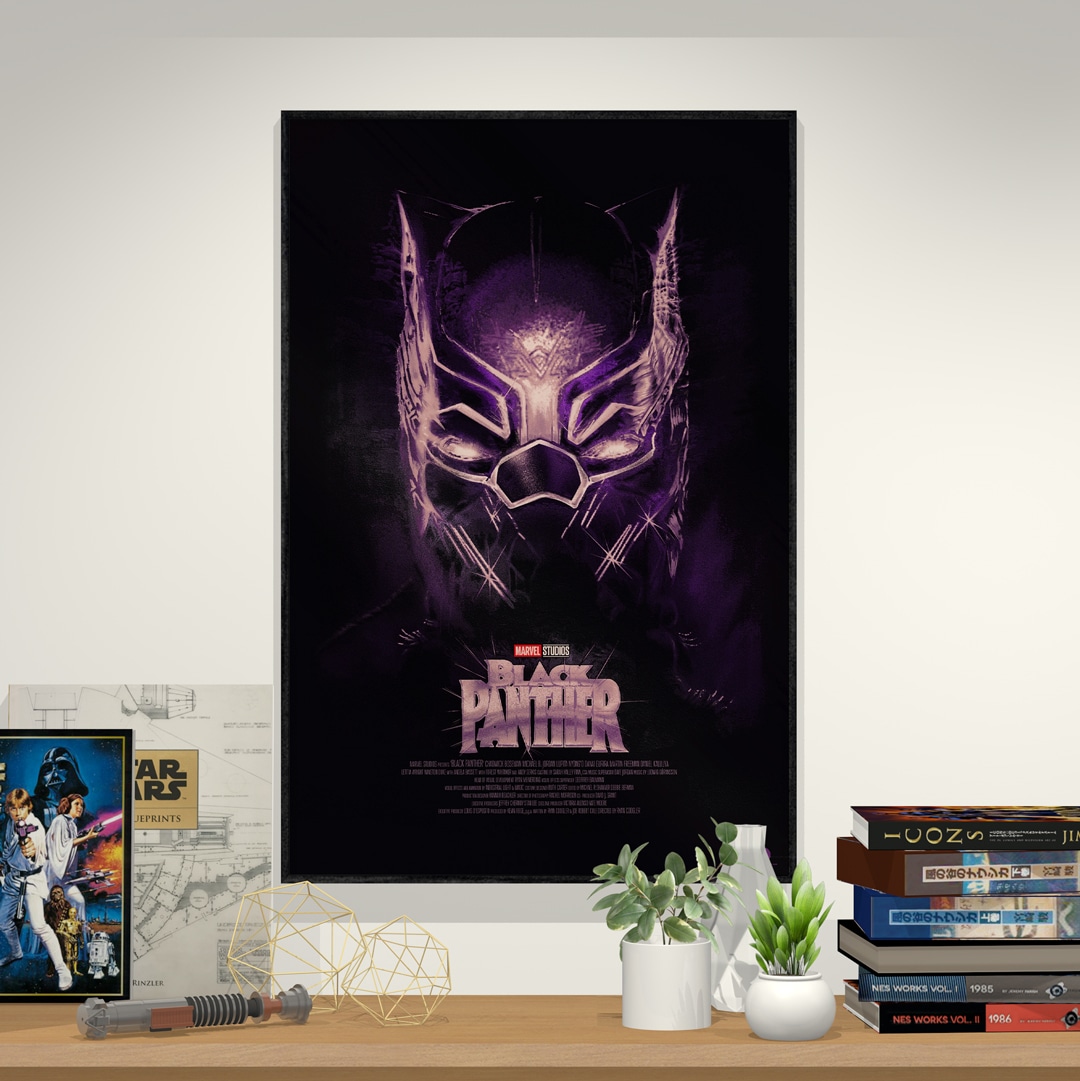 【新品】ブラックパンサー　ポスター ブラックパンサー Black Panther MARVEL 輸入ポスター 61cm x