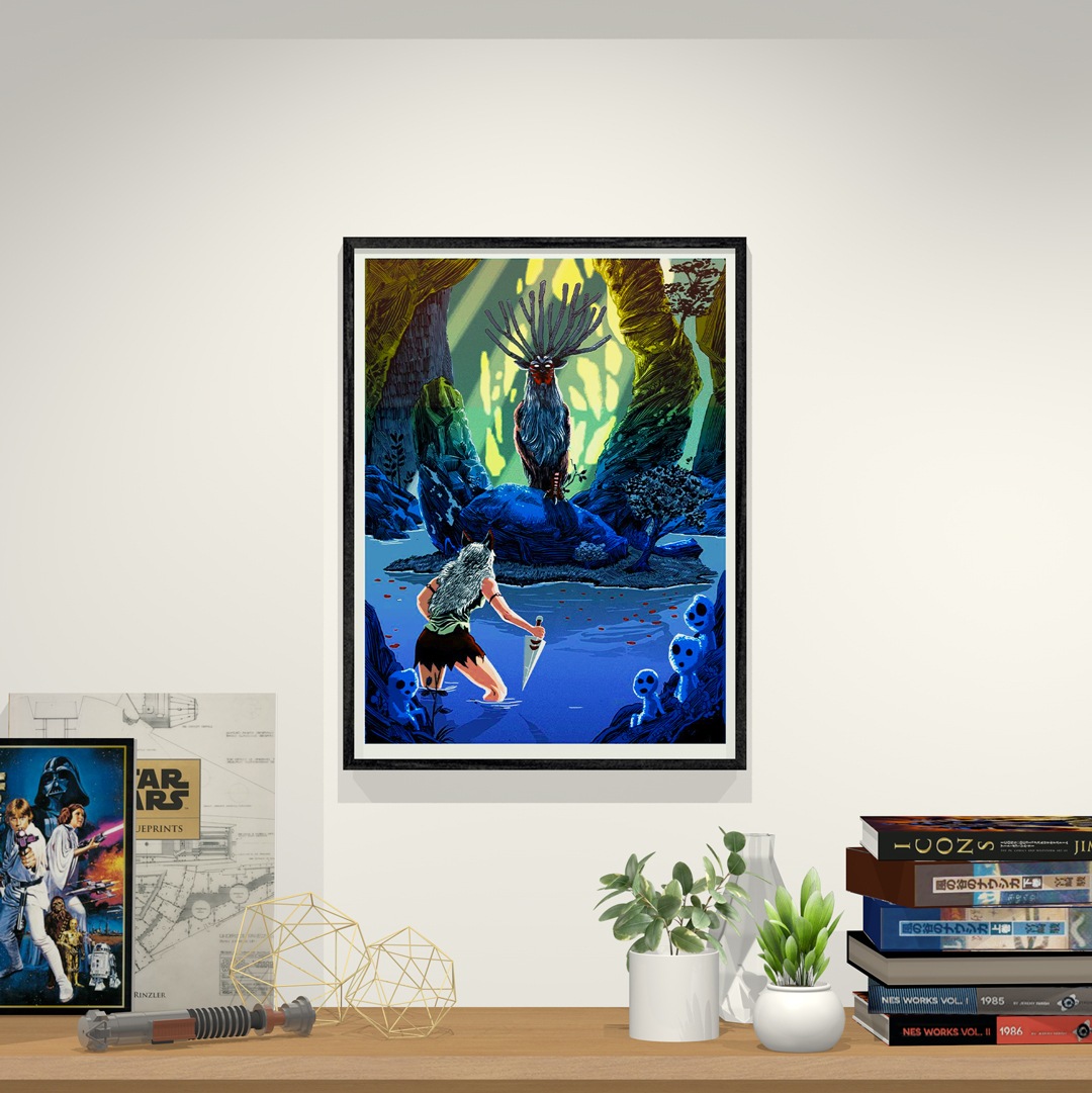 Pool of the Forest God 【もののけ姫】 ｜アートポスター専門店